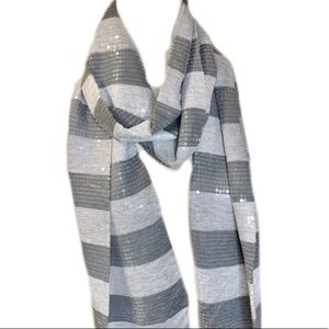 Club Monaco Sequin Striped Scarf